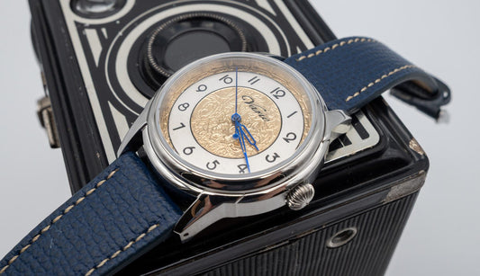 Vario Empire Art Nouveau Handwound Dress Watch