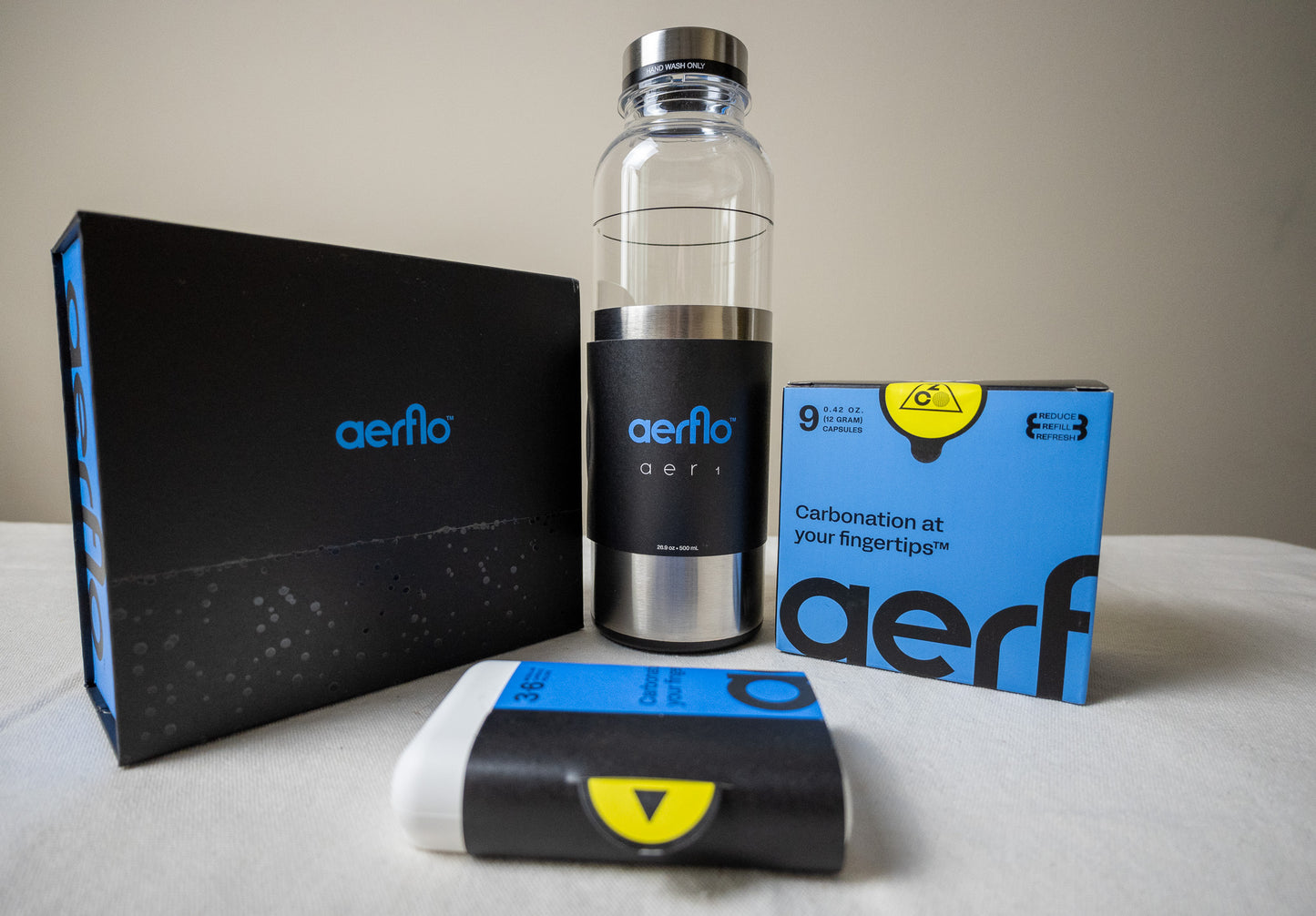 Aerflo Aer1 Portable Carbonation Water Bottle System
