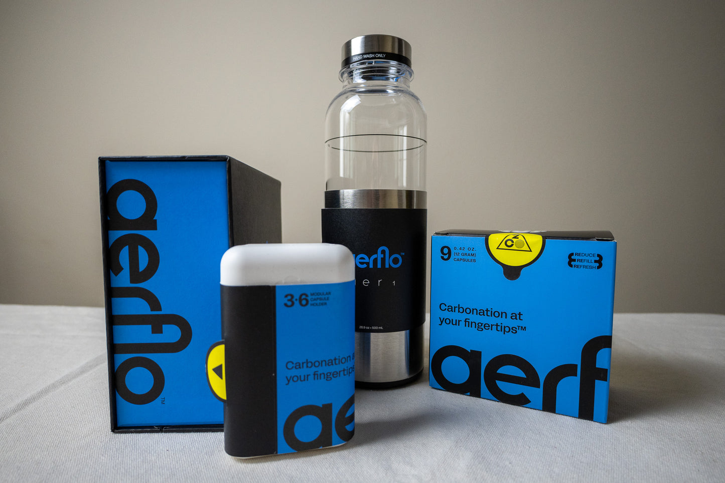 Aerflo Aer1 Portable Carbonation Water Bottle System