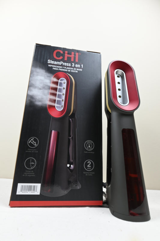 CHI SteamPress 3-in-1 Handheld Garment Steamer & Iron